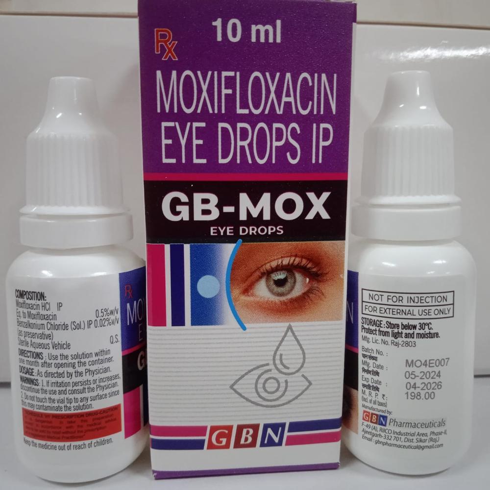 10ML, 5ML MOXIFLOXACIN EYE DROP