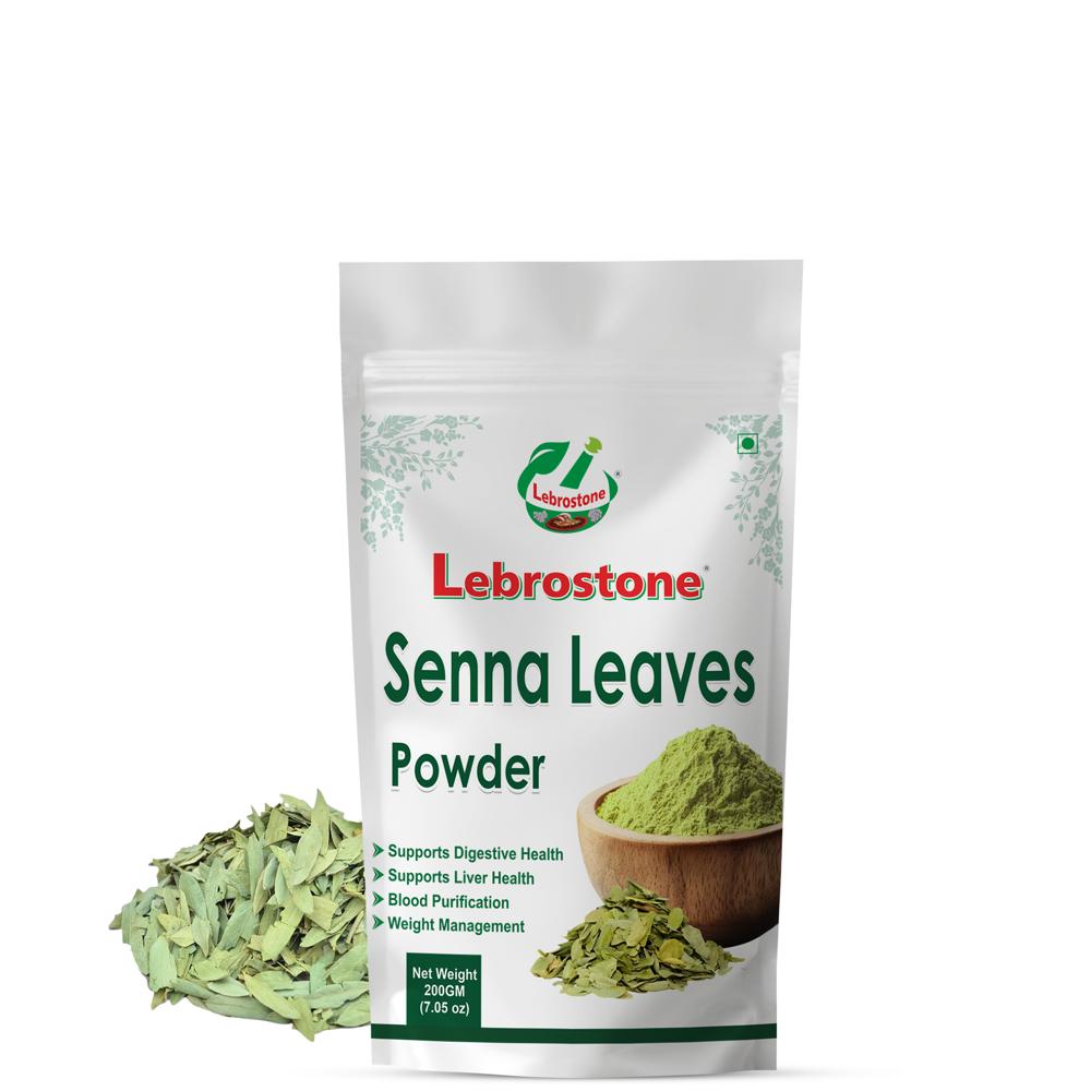 Lebrostone Senna Leaf Powder | Herbal Supplement for Constipation Relief, Digestion & Detox |200g