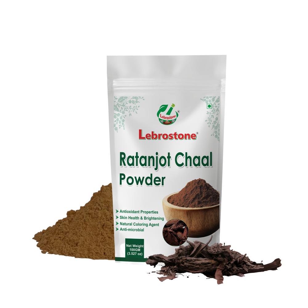 Lebrostone Ratanjot Chhal Herbal Powder  Antioxidant-rich Powder For Skin Health & Natural Coloring(100gm) - Packaging Size: 100gm