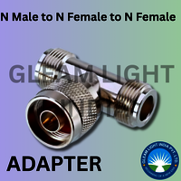 RF Adaptor N Male to N Female to N Female