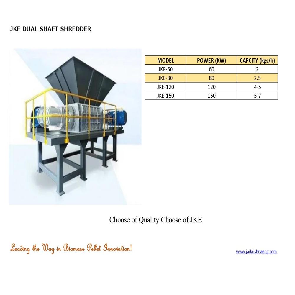 Biomass Shredder Machine