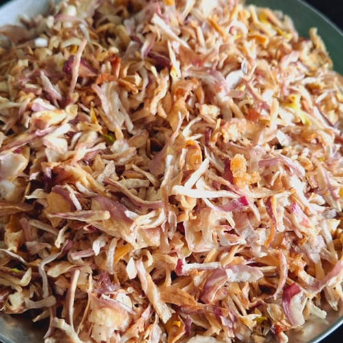 Dehydrated Pink Fried Onion