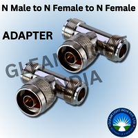 RF Adaptor N Male to N Female to N Female
