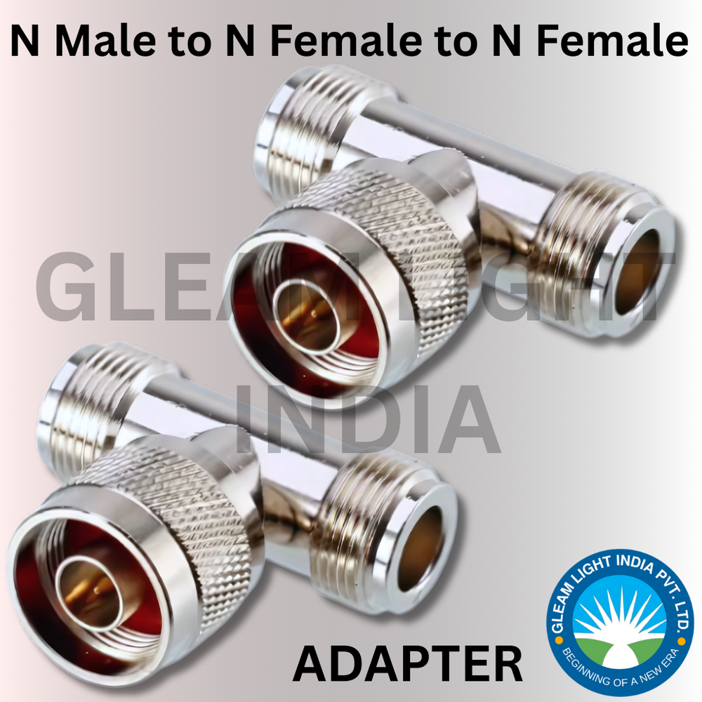 RF Adaptor N Male to N Female to N Female