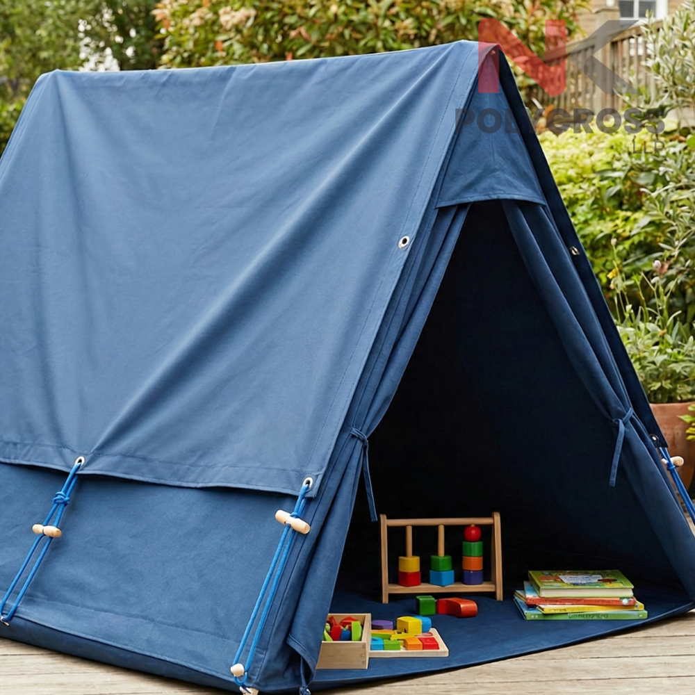 Rainproof Play Area Cover - Color: Blue