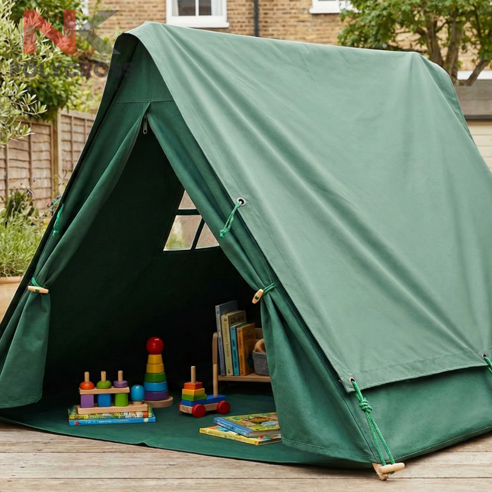 Rainproof Play Area Cover - Color: Blue