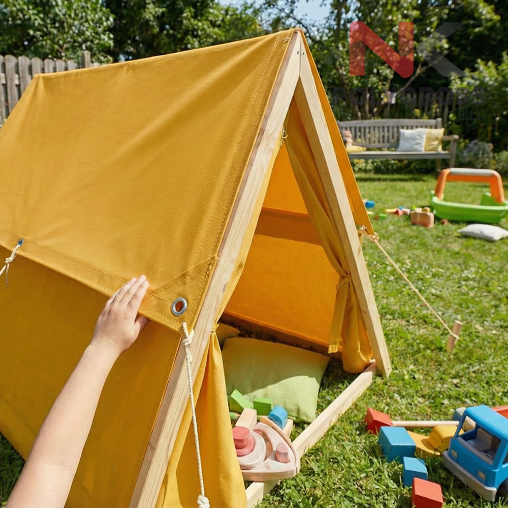 Rainproof Play Area Cover - Color: Blue