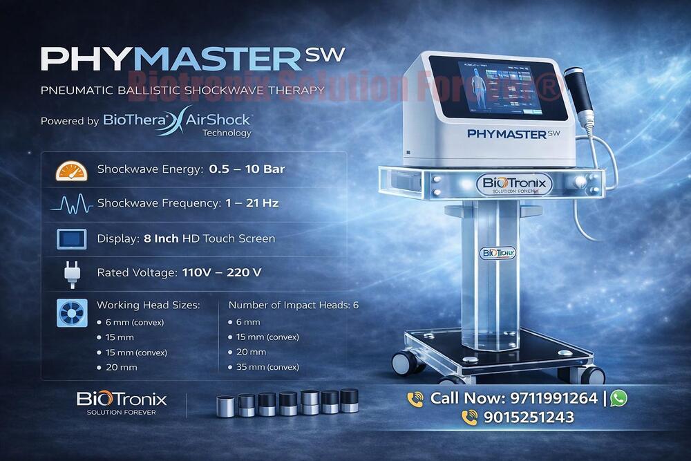 Phymaster Shockwave Physiotherapy Equipment for Orthopedic Pain Therapy