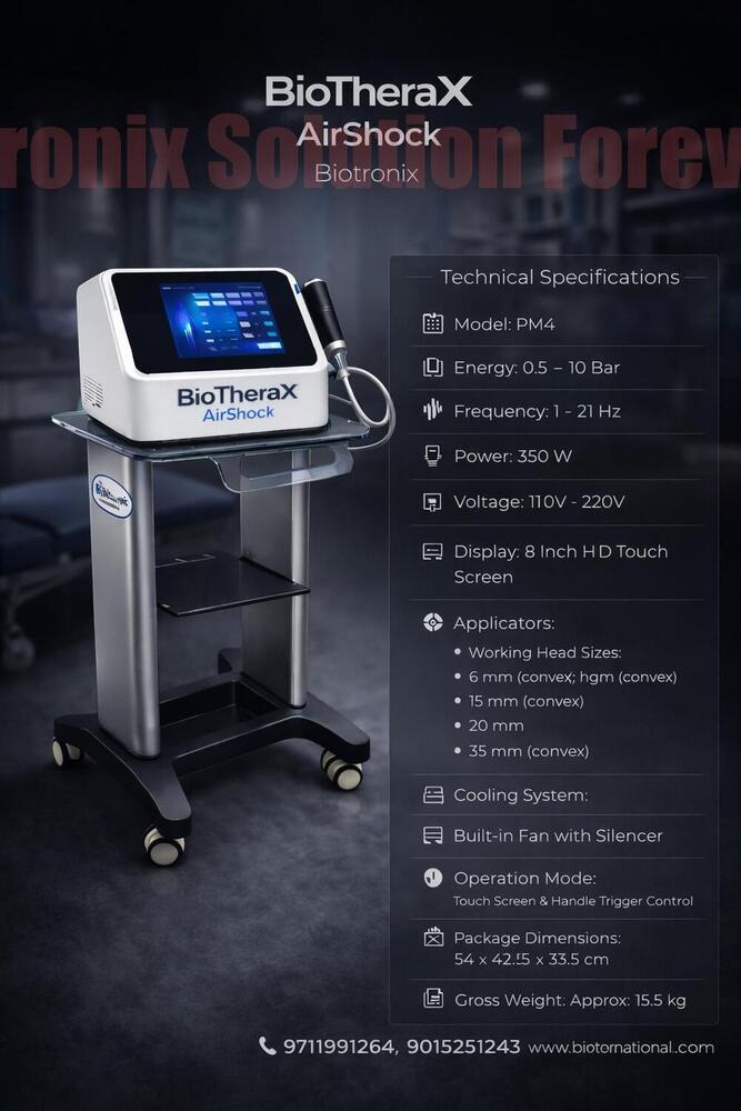 Phymaster Shockwave Physiotherapy Equipment for Orthopedic Pain Therapy