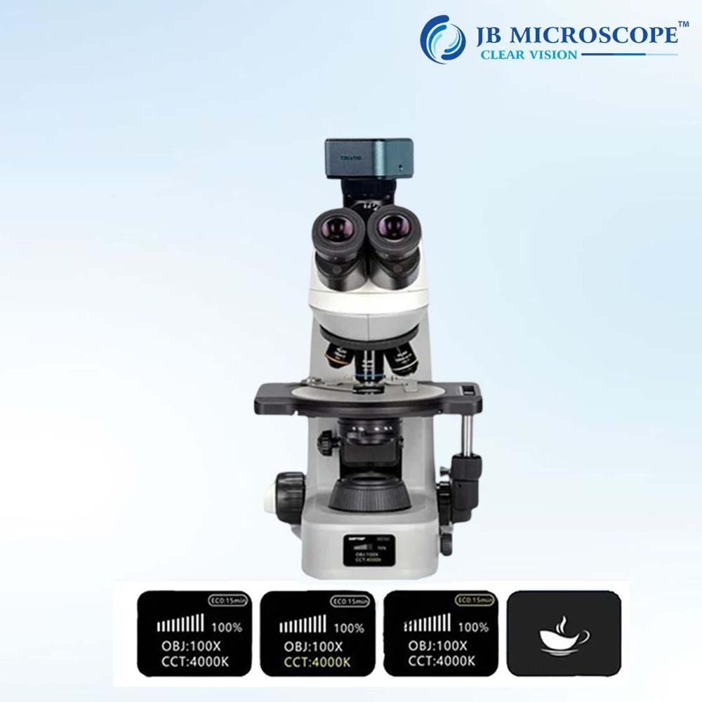 Biological Research Microscope Jbm-ex33 - Coarse Adjustment Range: 30 Mm