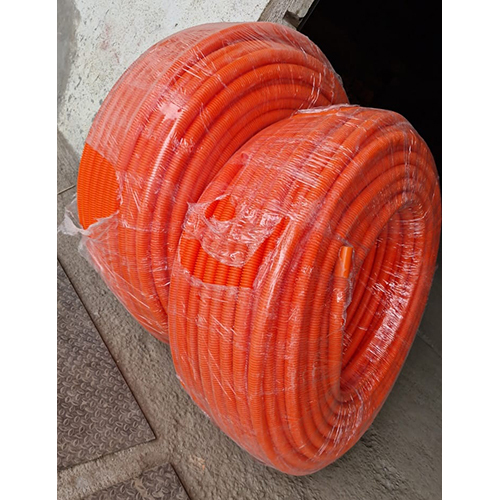 63mm Orange Double Wall Corrugated Coil Pipe