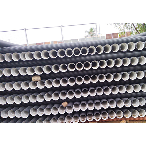 200mm Black Double Wall corrugated Pipe