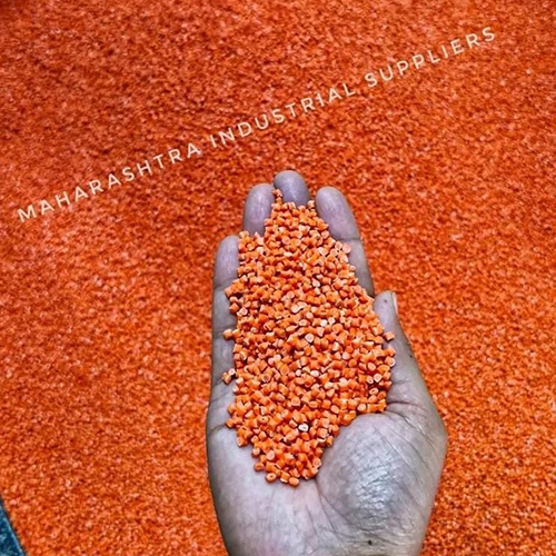Orange Blow Grade HDPE Reprocessed Granules