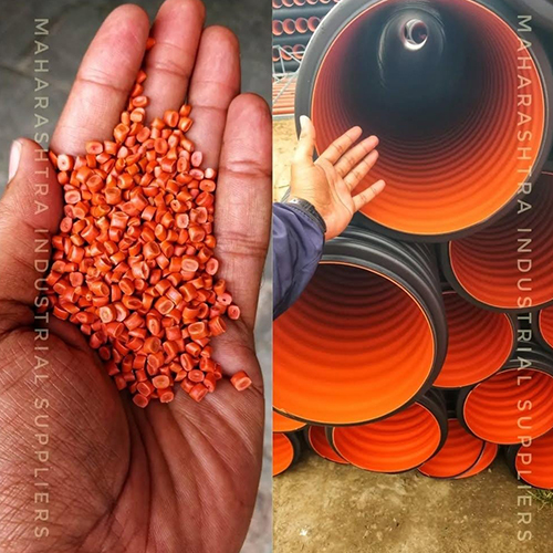 Orange Blow Grade HDPE Reprocessed Granules