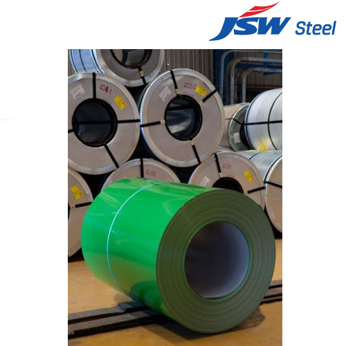 Ppgl Colour Coated Coil - 0.50 Mm Thickness, 1220 Mm Width | Lightweight, Strong, Deep Toughed Profile, Color Coated, Cold Rolled, Versatile Use