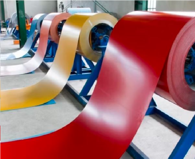 Ppgl Colour Coated Coil - 0.50 Mm Thickness, 1220 Mm Width | Lightweight, Strong, Deep Toughed Profile, Color Coated, Cold Rolled, Versatile Use