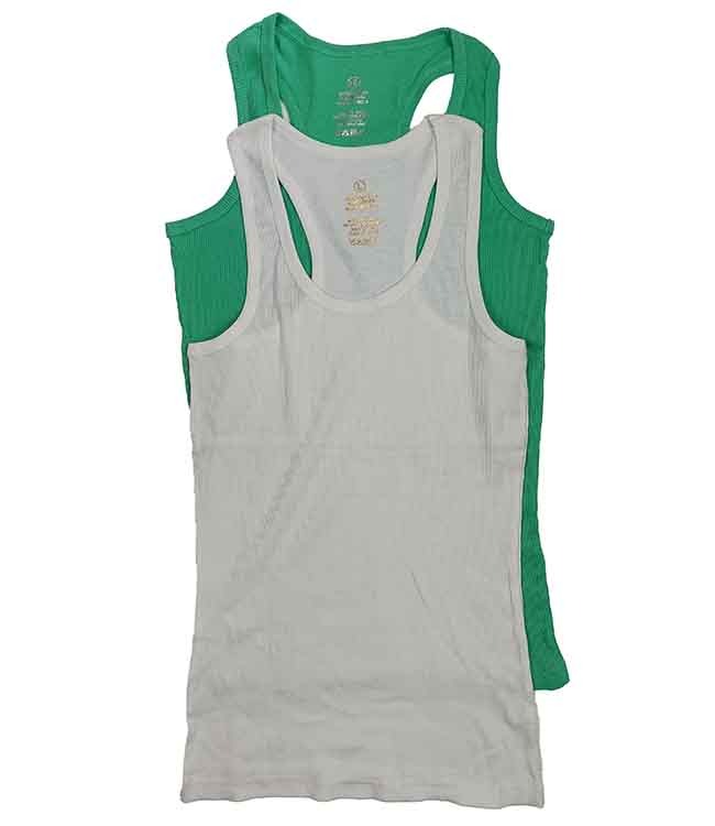 W13457 Ladies Ribbed Tanks