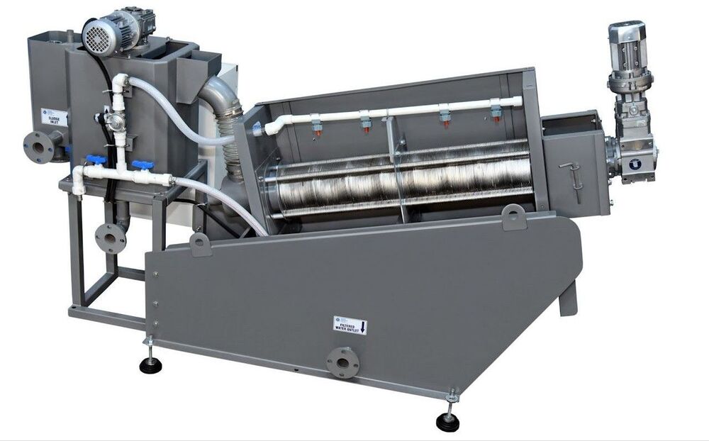 Multi Disc Screw Type Stainless Steel Dewatering Machine