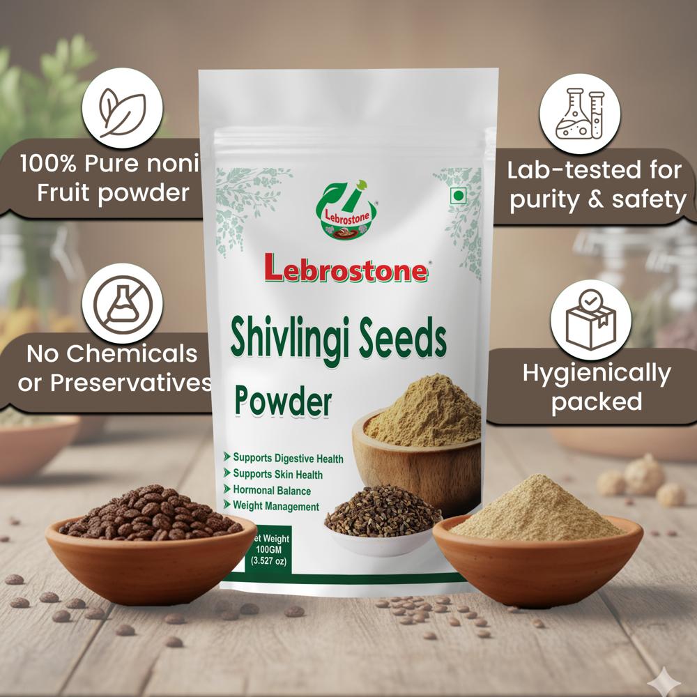Lebrostone Shivlingi Seed Powder  Supports Fertility, Reproductive Health, and Overall Wellness(100gm)