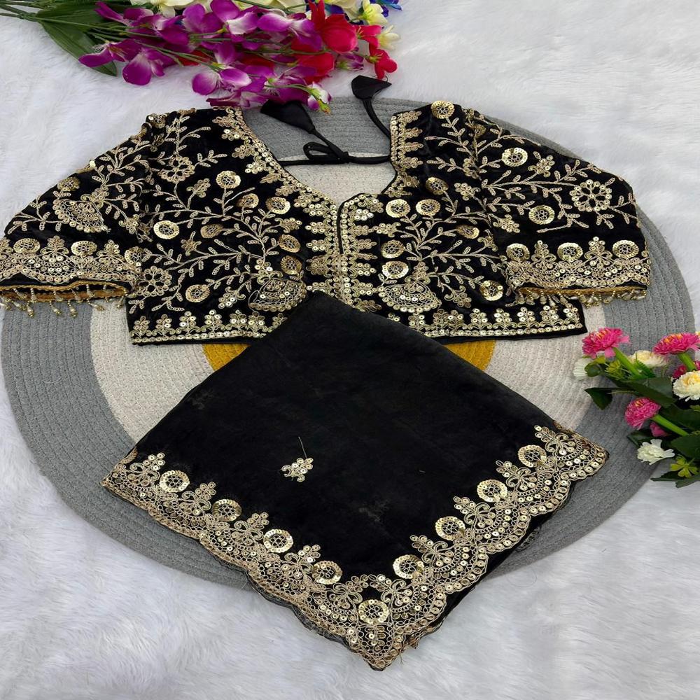 Heavy Work Festival Collection Saree