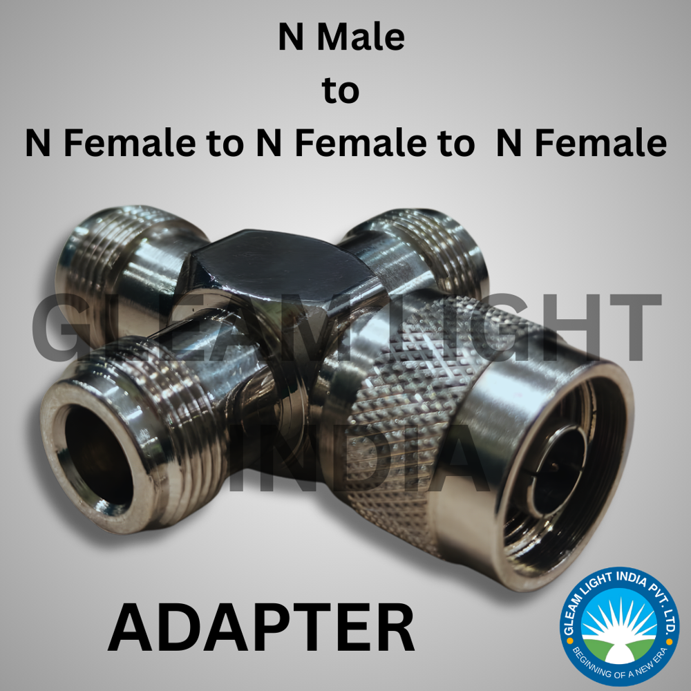 RF ADAPTER N MALE TO N FEMALE TO N FEMALE TO N FEMALE