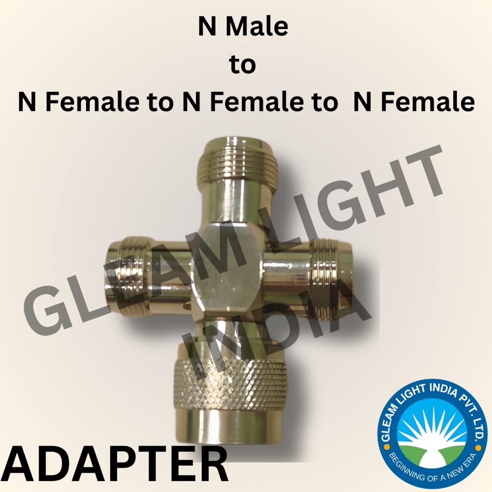 RF ADAPTER N MALE TO N FEMALE TO N FEMALE TO N FEMALE
