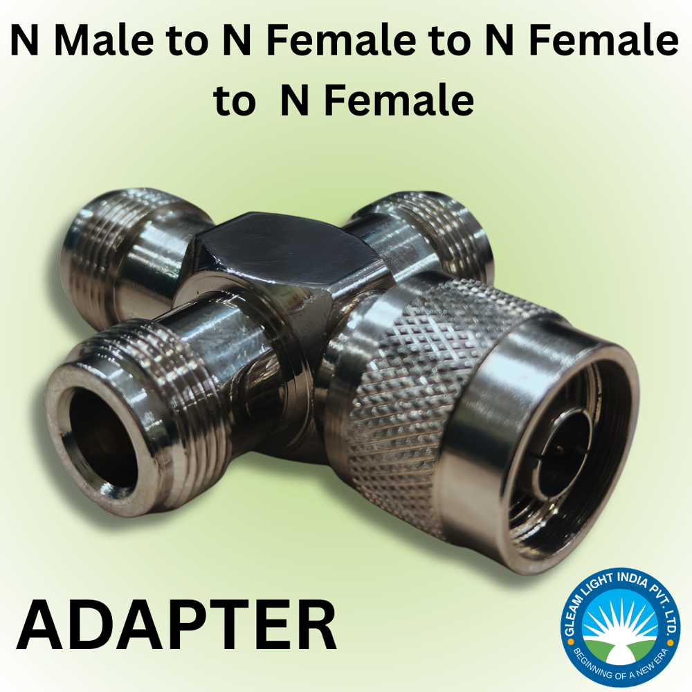 RF ADAPTER N MALE TO N FEMALE TO N FEMALE TO N FEMALE