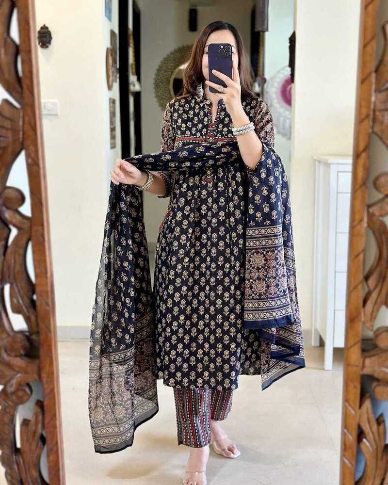 Cotton Printed Kurti for Ladies
