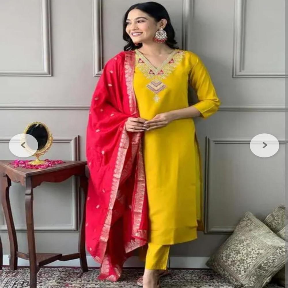 Ladies 3 Piece Suit Set with Dupatta