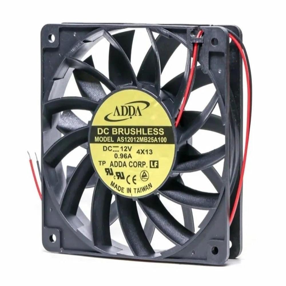 ADDA AG12012XB257900 Axial Fan 12V-0.96A DC Brushless 3500 RPM 12015mm 2-Wire Cooling Fan