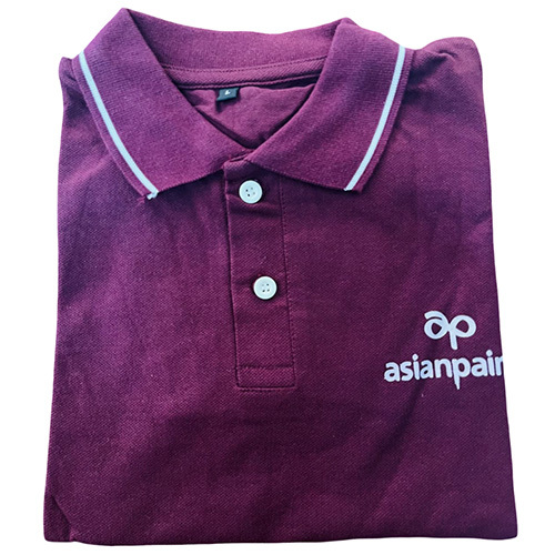 Collar Plain T-Shirt