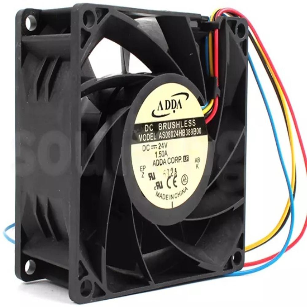 ADDA AS08024HB389B00 24V DC 1.50AMP 12038mm Ball Bearing Industrial Axial Cooling Fan