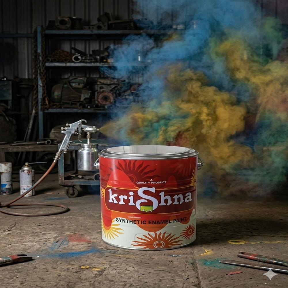 Liquid Synthetic Enamel Paint 4 ltr