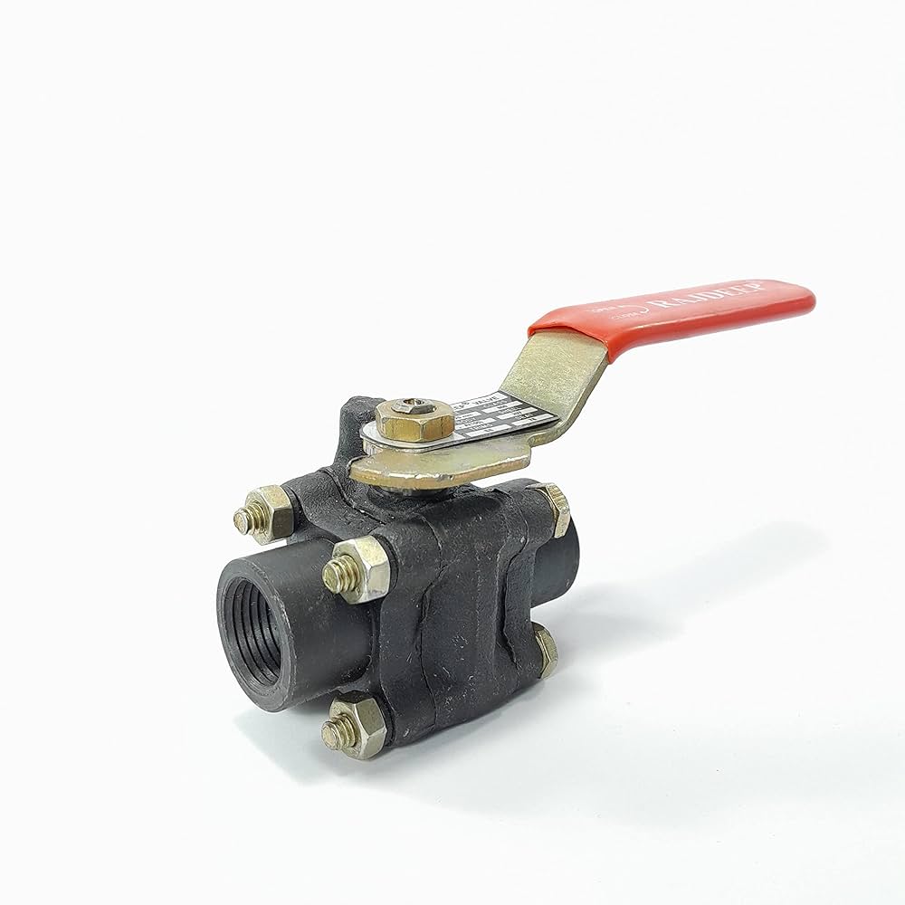 M S Flanges Ball Valve - Mild Steel, 2-inch Port Size, Blue Color-coated Finish | Medium Pressure, Ideal For Water Flow Regulation