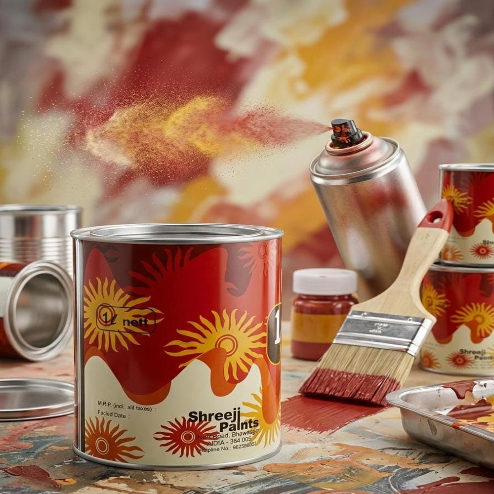 Liquid Synthetic Enamel Paint 1 ltr