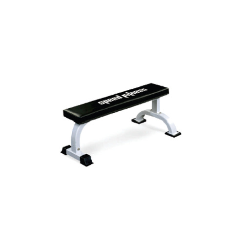 SF-300 Flat Workout Bench - Heavy Gauge Steel, 1180x505x430 mm, Black & Red | High Density Foam, Non-Slip Base, 350 Kg Capacity