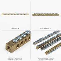 Brass Neutral Links - Color: Golden
