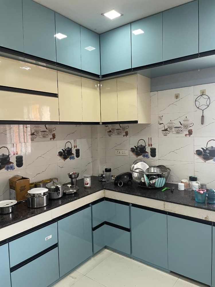 L Shape Modular Kitchen