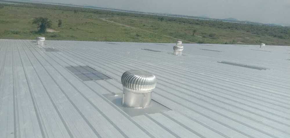 24 inch Aluminium And GI Base Plate Wind Operated Turbo Ventilator