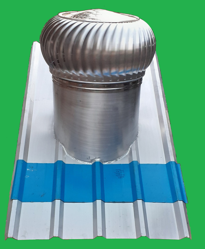 24 inch Aluminium And GI Base Plate Wind Operated Turbo Ventilator