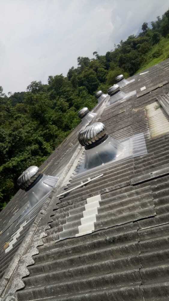 24 Inch Turbo Ventilator with Polycarbonate Base Plat