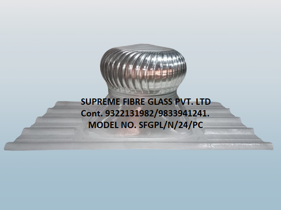 Turbo Ventilator with Polycarbonate Ba