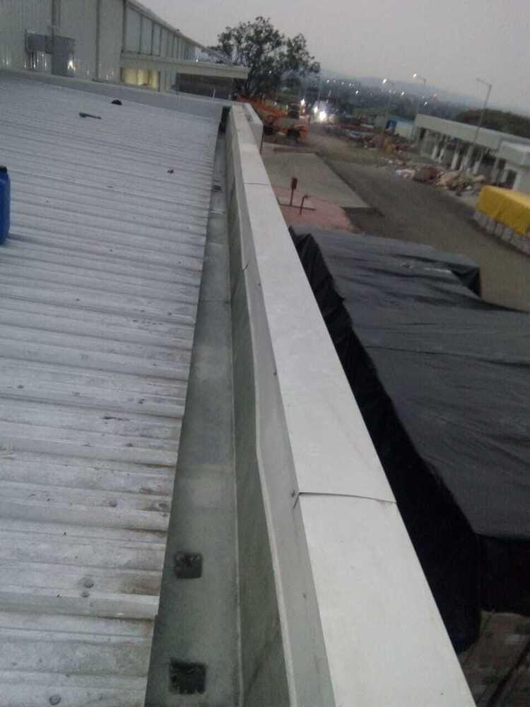 FRP Lining on GI And MS Gutter