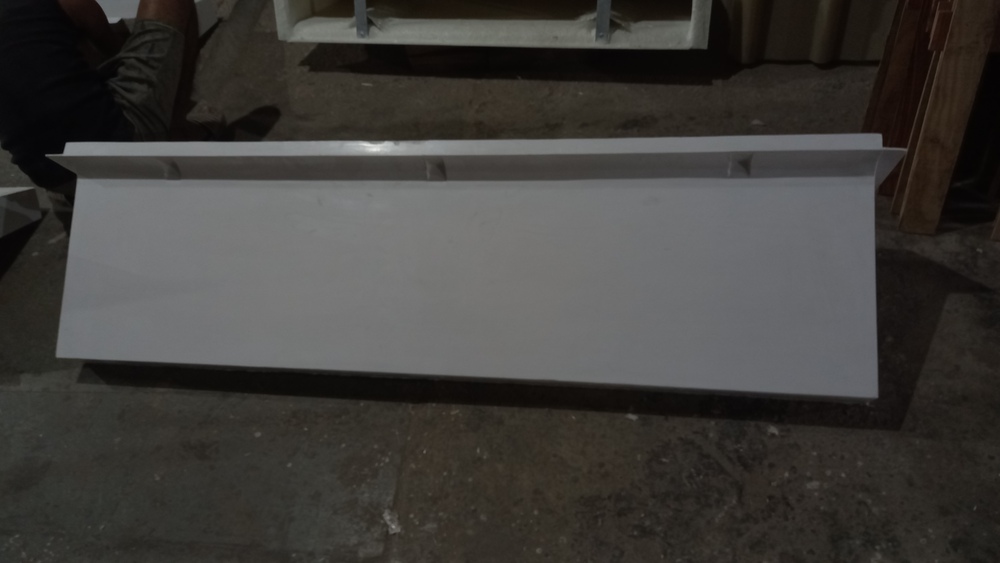 White FRP Window Shed