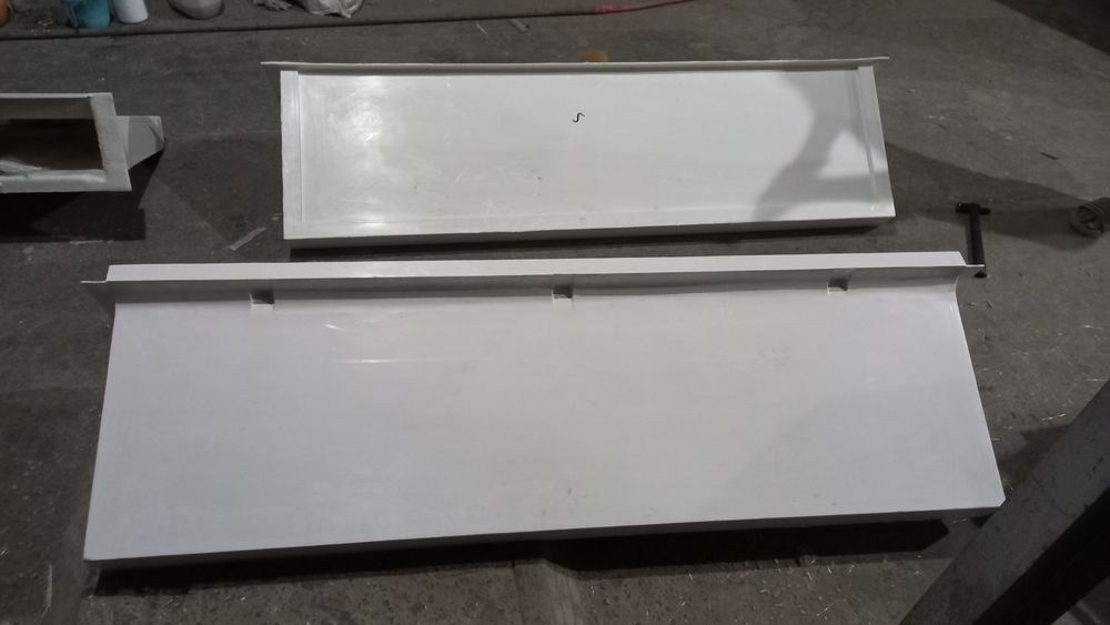 White FRP Window Shed