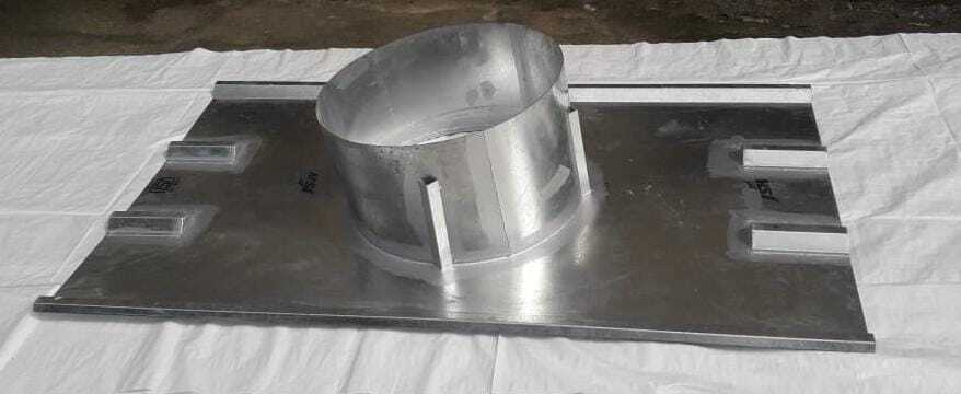 GI Base Plate for Turbo Ventilator