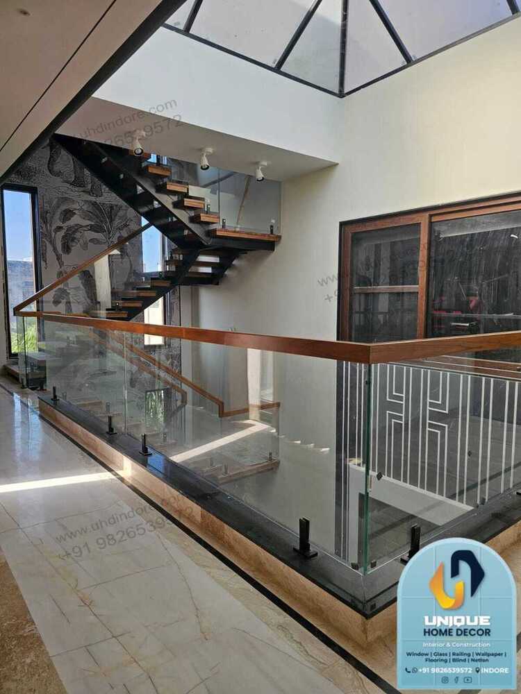 Aluminum Wooden Top Railing
