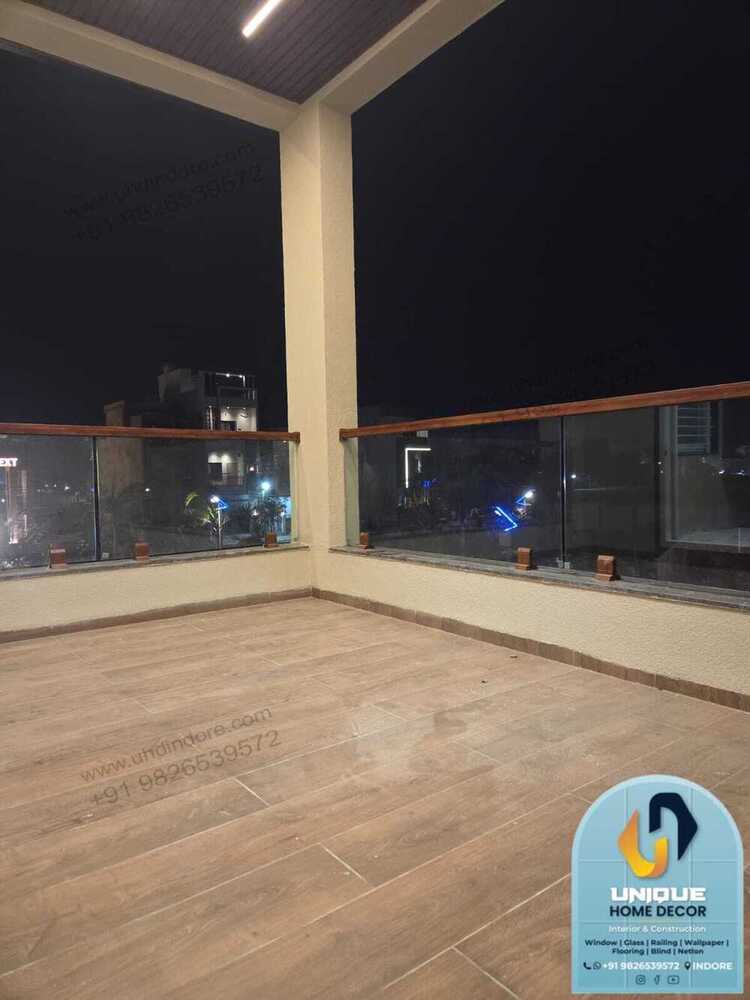 Aluminum Wooden Top Railing