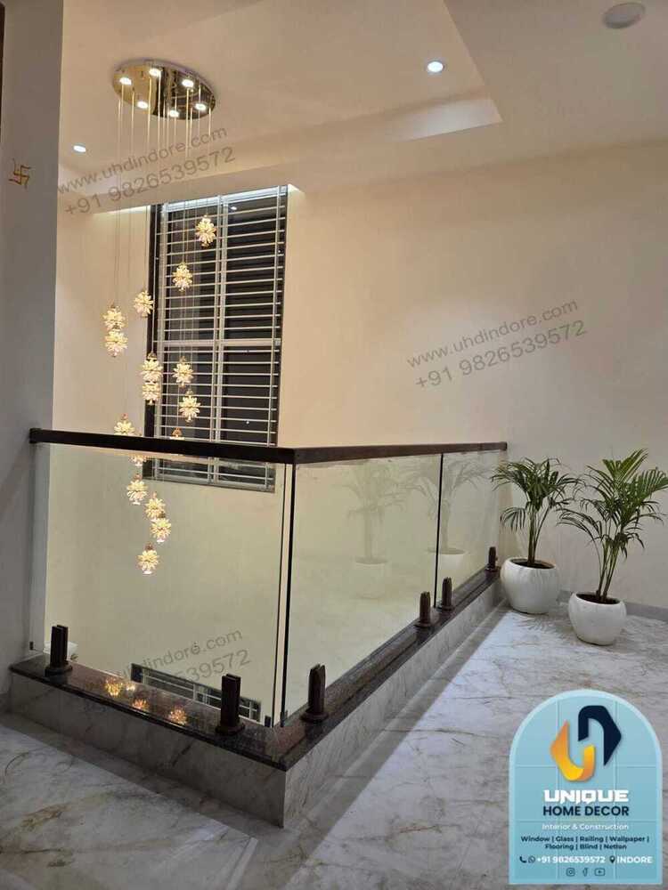 Aluminum Wooden Top Railing