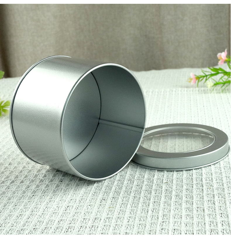Wholesale Custom Printed Luxury Tea Matcha Tins Packaging Airtight Coffee Containers Empty Metal Round Shape Tin Can for Tea